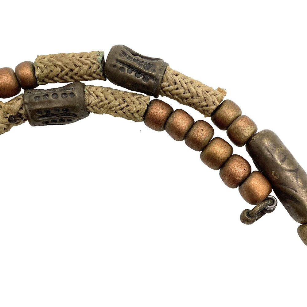 Boho Choker Necklace Primitive Fish Abalone Shell Various Beads - Picture 4 of 5